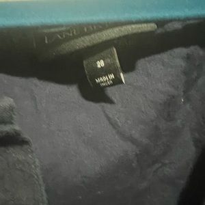 Navy heavy linen dress size 28. Fits like a 26